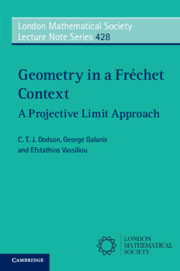 Geometry in a Fréchet Context: A Projective Limit Approach(Series Number 428 London Mathematical Society Lecture Note Series)
