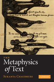The Metaphysics of Text: (English)
