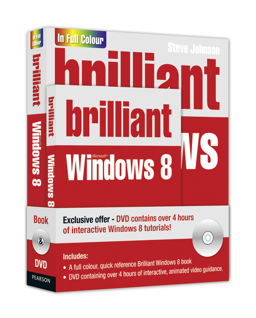 Brilliant Windows 8 Book and DVD pack