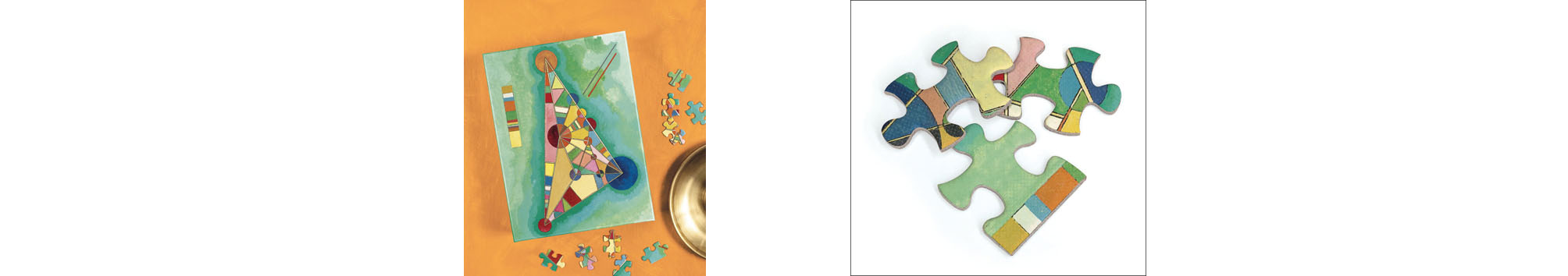 Variegation in the Triangle by Vasily Kandinsky 500-Piece Puzzle: 500-Piece Puzzle(Jigsaw Puzzle)