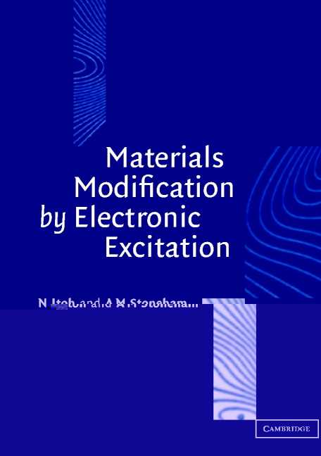 Materials Modification by Electronic Excitation