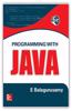 Programming with Java | 6th Edition