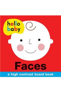 Hello Baby: Faces: A High-Contrast Board Book