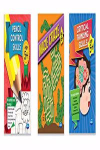 Navneet Pencil Control, Maze & Critical Thinking Activity Books for 5 Year & Above Kids