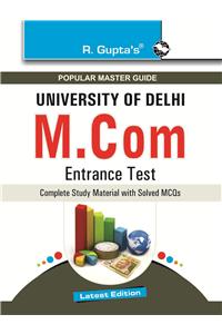 Delhi University (DU) M.Com Entrance Test Guide