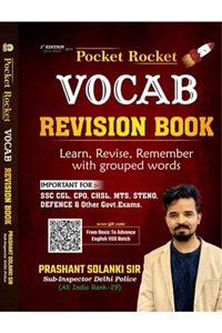 Pocket Rocket Vocab Revision | Learn | Revise | Book By Prashant Solanki Sir  (Paperback, Hindi, Prashant Solanki)