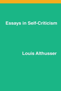 Essays on Self-Criticism