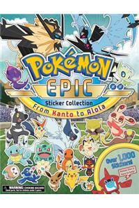 Pokémon Epic Sticker Collection: From Kanto to Alola