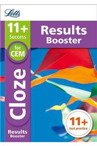 Letts 11+ Success - 11+ Cloze Results Booster: For the Cem Tests