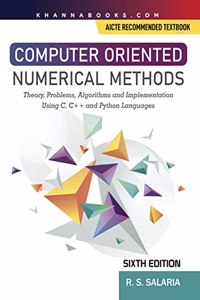 Computer Oriented Numerical Methods,  Sixth  Edition | AICTE Recommended