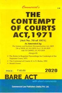 Commercial's The Contempt of Courts Act, 1971 - 2022/edition