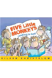 Five Little Monkeys Reading in Bed