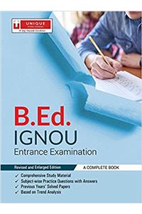 B. Ed IGNOU ENTRANCE EXAMINATION