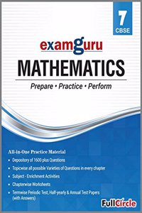 Examguru All In One Cbse Chapterwise Question Bank For Class 7 Mathematics (Mar 2019 Exam)