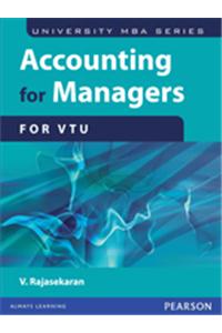 Accounting for Managers (For the VTU)