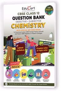 Educart CBSE Class 12 Chemistry Question Bank Book For 2022-23