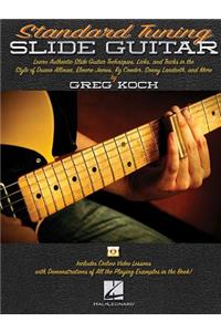 Standard Tuning Slide Guitar Book/Online Media