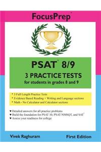 PSAT 8/9 3 Practice Tests: for students in grades 8 and 9
