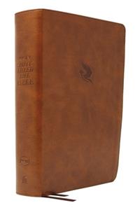 NKJV, Spirit-Filled Life Bible, Third Edition, Leathersoft, Brown, Red Letter, Comfort Print