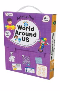 World Around Us Activity Bag - 10 Books Set for Children
