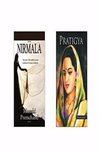 Premchand - Novels (Set of 2 Books) - English Translation - Nirmala, Pratigya