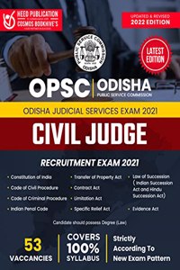 OPSC (Odisha Public Service Commission) - Odisha Judicial Services Exam 2021 - Civil Judge Recruitment Exam