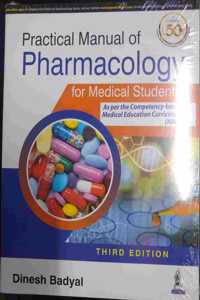 Practical Manual Of Pharmacology For Medical Students 3ed 2021