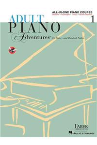 Adult Piano Adventures All-In-One Piano Course Book 1 - Book with Media Online