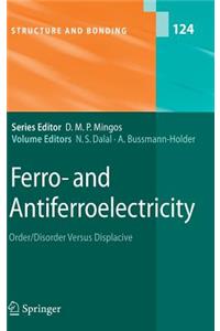 Ferro- And Antiferroelectricity: Order/Disorder Versus Displacive