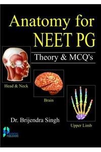 ANATOMY FOR NEET PG THEORY & MCQ'S (VOL - 1 & 2)