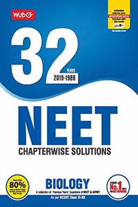 32 Years NEET-AIPMT Chapterwise Solutions - Biology 2019