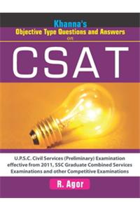 Khanna's Objective Type Questions and Answers on CSAT : UPSC Civil Services (Preliminary) Examination