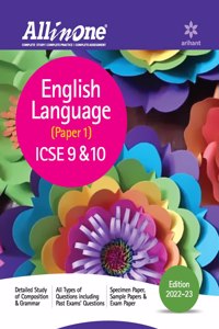 All In One English Language (Paper 1) ICSE Class 9 and 10 2022-23 Edition