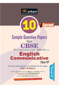 CBSE 10 Sample Question Paper - English Communicative for Class 10th