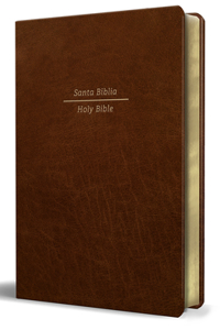 Biblia Bilingüe Reina Valera 1960/ESV Tamaño Grande Piel Marrón / Bilingual Bibl E Rvr60/English Standard Large Size Large Print Leather