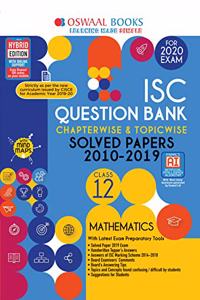 Oswaal ISC Question Bank Class 12 Mathematics Book Chapterwise & Topicwise (For March 2020 Exam)