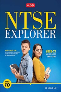 MTG NTSE Explorer 2021, Solved Paper MAT-SAT Class-10