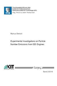 Experimental Investigations on Particle Number Emissions from Gdi Engines
