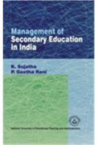 Management of secondary education in india
