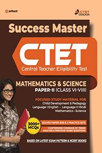 CTET Success Master Maths & Science Paper-2 for Class 6 to 8 2020