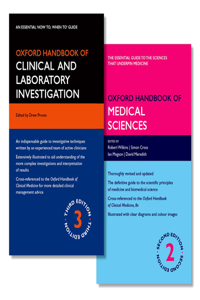 Oxford Handbook of Clinical and Laboratory Investigation 3e and Oxford Handbook of Medical Sciences 2e