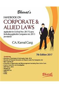 Handbook on CORPORATE & ALLIED LAWS (Applicable for CA Final May 2017 Exams)