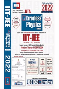UBD1960 Errorless Physics for IIT-JEE (MAIN & ADVANCED) as per New Pattern by NTA (Paperback+Free Smart E-book)Edition 2022 (Set of 2 volumes)by Universal Book Depot 1960 (USS Universal Self Scorer)