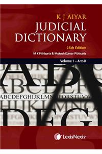 Judicial Dictionary