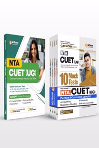 Arihant NTA CUET UG Exam Guide For Section 2 Domain Commerce | Entrepreneurship | Business Studies | Economics | Accountancy | For 2024 Exam & Arihant NTA CUET UG 15 Mocks Test For Section 2 Commerce Domain Accountancy, Economics, Business Studies,