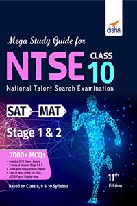 MEGA Study Guide for NTSE (SAT, MAT & LCT) Class 10 Stage 1 & 2