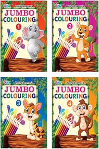 Jumbo Colouring Books (4 Titles)