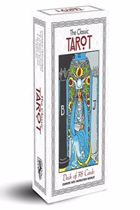 Classic Tarot Cards Deck with Detailed Guidebook - 78 Original Smith Artwork, Traditional Tarot Deck, Durable Tarot Cards Set for Beginners & Expert Readers