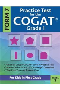 Practice Test for the CogAT Grade 1 Form 7 Level 7