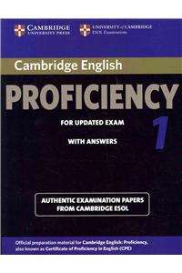 Cambridge English Proficiency 1 for Updated Exam Student's Book with Answers